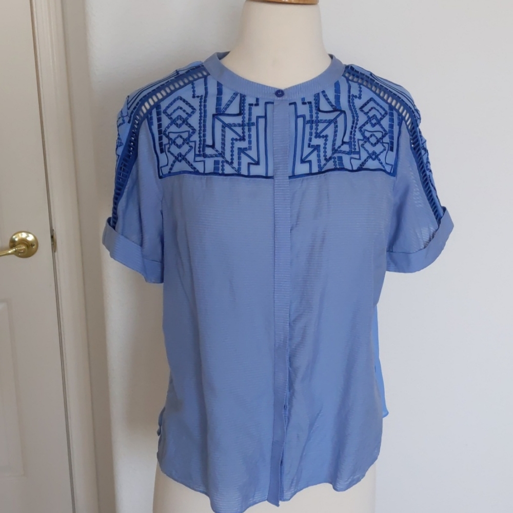 Karen Millen shirt with embroidery